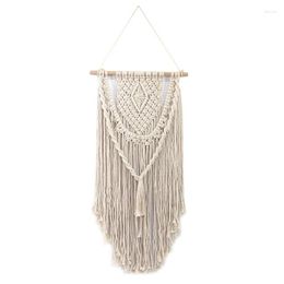 Tapestries Macrame Wall Hanging Boho Home Chic Bohemian Geometric Woven Art Decor For Beautiful Apartment Dorm Bedroom Decoration