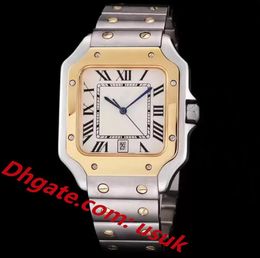 Real Photo Watch Men Size 40mm Square 904L Stainless Steel Strap Automatic Mechanical Movement Sapphire Water Resistant Ladies Watch