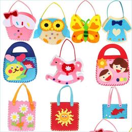 Other Festive Party Supplies Garten Diy Nonwoven Bag Handmade Arts And Crafts Toys For Kids Early Learning Education Toy Party Fav Dheth