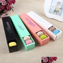 Cupcake 6 Colours Aron Packaging Wedding Candy Favours Gift Laser Paper Boxes Grids Chocolates Box/Cookie Box Drop Delivery Home Garde Dhauc