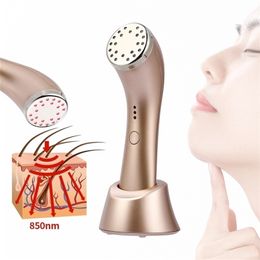 Face Care Devices Infrared Heating Red Led Light Therapy Collagen Stimulation Wrinkle Remover Anti Ageing Skin Firm Whitening Beauty Massage Device 221109