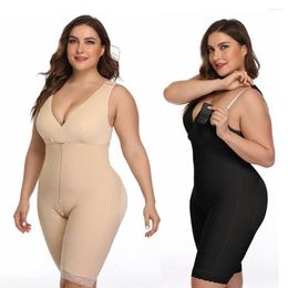 Women's Shapers Women Binders And Shaper Full Body Colombian Reductive Girdles Waist Trainer Modeling Strap Slimming Shapewear Bodysuit