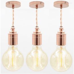 Pendant Lamps Vintage Bulb Lamp Socket Hanging Light For Dining Room Bar Lighting Fixtures