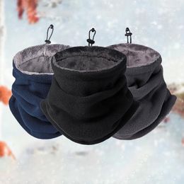 Bandanas Winter Neck Warmer Tube Magic Scarf Camping Hiking Cycling Windproof Warm Polar Fleece Bandana Sport Headband Headwear Men Women