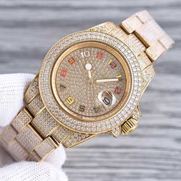 2023WristWatches Mens Diamond Watch 42mm Relógio mecânico automático Ladi Wristwatch Montre de Luxe Stainls Steel for Men Fashion Wristwatch vários digitais