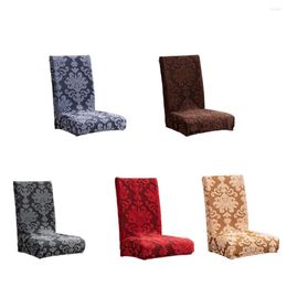 Chair Covers European Slipcover Flower Print Universal Full Cover Furniture Elastic Protector El Restaurant Grey