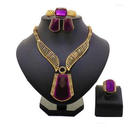 Necklace Earrings Set Longqu 7 Day Delivery US Dubai Colourful African Beads Nigerian Wedding Party Red Bead Design Sisters Gifrs