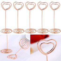 Party Decoration Holder Table Holders Poplace Stand Number Clip Name Picture Menu Clips Wedding Memoheart Paper Note Shaped Sign Partyshape