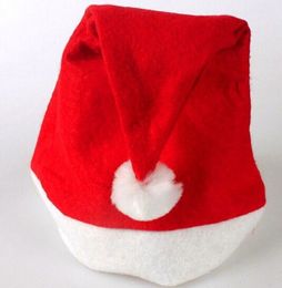 2022 new fashion Christmas Santa Claus Hats Red And White Cap Party Hats For Santa Claus Costume Christmas Decoration For Kids Adult Christmas Hat top quality