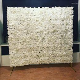 Decorative Flowers 40 60cm Dahlia Rose Artificial Flower Wall Panel Decor Backdrop Wedding Party Event Birthday Shop Scene Layout