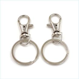 Dhmkw Craft Tools - Nickel Plated Split Rings with Metal Chain Parts: Perfect for Home, Garden, & DIY Crafts!