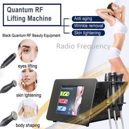 RF Equipment Quantum Vortex Radio Frequency Skin Tightening Anti-aging Face Lifting Body Shaping Machine 2 In 1 Facial Care RF Slimming Beauty Instrument