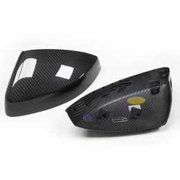 Car Mirrors Side Wing Shell for AUDI A3 RS3 S3 Real Carbon Fiber Replacement Rearview Mirror Housing Cover