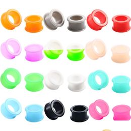 Other Sile Ear Plugs And Tunnels Piercing Expander Pierced Body Jewelry Tunnel Stretchers Plug Ears Gauges Sizes 325Mm Drop Delivery Dhfsn