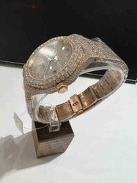 Нарученные часы бренд часы Reloj Diamond Watch Хронограф Автоматический механический ограниченный выпуск фабрика Wholale Special CounterReq2