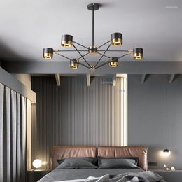 Chandeliers Modern Luxury LED Suspension Luminaires Nordic CreatIve Chandelier Lighting Bedroom Hanging Lamps Kitchen Fixtures
