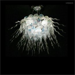 Chandeliers Dale Chihuly Style Mouth Blown Glass Chandelier Lightings High Ceiling Decoration For Sale