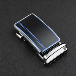 Groom Accessories Metal Aluminium belt buckle automatic laser engraving rose gold edge sanding wholesale Z-Z5N0862