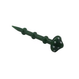 DPGD008 Smoking Accessories 4.3 Inches Mushroom Glass Dabber Green Special Heady Glass Dab Tool