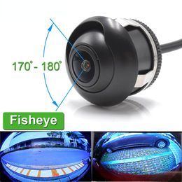 CCD 180 Degree Fisheye Lens Car Rear Side Front View Camera Wide Angle Reversing Backup Camera Night Vision Waterproof