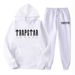 The newest model in 2024 Tracksuits Tracksuits Men's Tracksuit Trend Hooded 2 Pieces Set Hoodie Sweatshirt Sweatpants Sportwear Jogging Outfit Trapstar Man Cloth