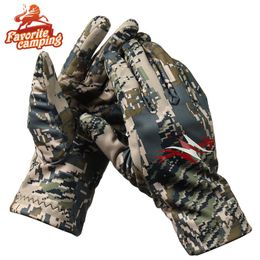 Five Fingers Gloves Men Sitex Hunting Thick fleece winter s male top quick-drying outdoor gloves 221110