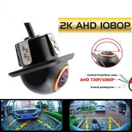 AHD 180 degree Fisheye Lens Car Rear Side front View Camera Wide Angle Reversing Backup Camera Night Vision Waterproof