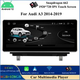 10.25" Android 12 Car DVD Player for Audi A3 2014-2019 Qualcomm 8 Core Stereo Multimedia GPS Navigation Bluetooth WIFI CarPlay & Android Auto