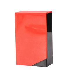 Latest Colorful ABS Plastic Cigarette Case Dry Herb Tobacco Stash Storage Box Portable Side Open Innovative Design Smoking Protection Cases