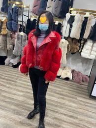 Women's Fur Winter Women Real Coats With Genuine Sheepskin Leather Whole Skin Natural Jacket Lady's Warm Outwear