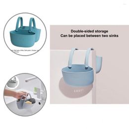 Küche Aufbewahrung Leicht hochwertiger Waschbecken Caddy Schwamm Seifenhalter einfach zu installieren hängende Entleerungskoffer -Sparsparungen für