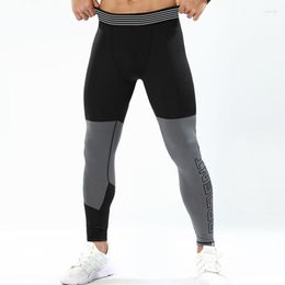 Men's Pants High Stretch Men Trousers Mens Tight Gym Compression Quick Dry Sportswear Running Tights Fitness Sports Leggings MY804