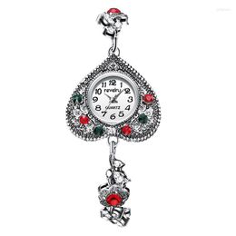 Wristwatches QINGXIYA Fashion Heart Dial Design Women Watch Luxury Diamond Bracelet Quartz Clock Relogio Feminino