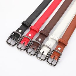 Belts Lady's Belt Simple Joker Fashion Decorative Casual Korean PU Leather Pin Buckle Jeans