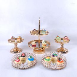 Bakeware Tools Mirror Cake Stand Cupcake Tray Home Decoration Dessert Table Decorating Party Suppliers Wedding Display