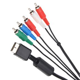 1.8m 6FT HDTV Audio Video Cable AV Component Cord Wire for Sony PlayStation 2 3 PS2 PS3