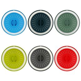 Other Home Storage Organisation 1PC A Free Silicone Microwave Oven Covers Plastic Non Toxic Splatter Proof Guard Foldable Multicolor Dust Save Space 221111