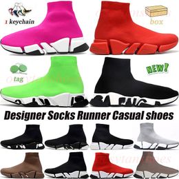Running Shoes Designer Paris Sock For Me Women black White Red Sneakers Race Runners Shoes Sports Sneaker with box
