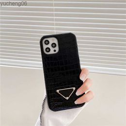 Luxury Designer Phone Case Classic Letter Fashion Crocodile Pattern Shockproof Phones Cases High Quality For iPhone 12 13 Pro Max 6 Colours yucheng06