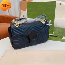Evening s 2022 New Embroidery Rhombic Chain Fashion Love Water Ripple g One Shoulder Crossbody Women's Bag