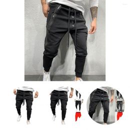 Men's Pants Soft Sports Compress Joggers Leggings Men Fitness Loose Pockets For Outdoor