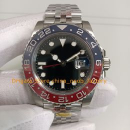 Men's Automatic Watch Cal.3285 Movement Red Blue Ceramic Bezel Water Resistant Wristwatches 40mm Mens V12 904L Steel Sport Watches