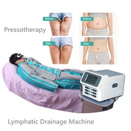 Pressotherapy Slimming Machine Detox Air Pressure Infrared 24 Airbags Suit Lymphatic Drainage Full Body Massager Beauty Equipment With Eye Massage