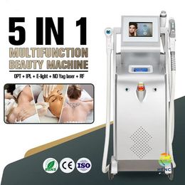 New 5 In 1 Multifunction Machine Laser Tattoo Removal Wrinkle Reduction Elight Ipl Rf Ipl Opt Hair-Removal Equipment
