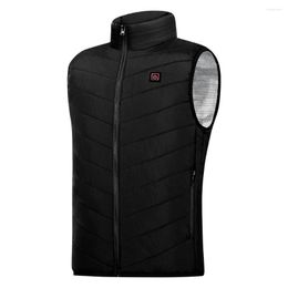 Blankets Men USB Infrared Heating Areas Vest Jacket Winter Electric Heated Waistcoat For Sports Hiking Oversized 5XL Blanket