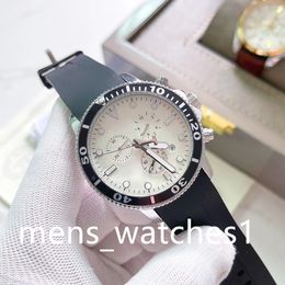 New luxury men's watch multi-function latest sports style 316L refined steel surface diameter 42mm