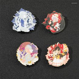 Brooches Anime TouHou Project Metal Badge Button Pins Cosplay Collection Costume Souvenir Accessories Gifts Jewelry