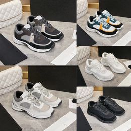 Designer-Freizeitschuhe aus Kalbsleder, reflektierende Turnschuhe, Vintage-Wildleder-Sneaker, modische Schuhe, Freizeitschuh, Plattform, Schnürung, Damen-Herren-Sneaker mit Box, Größe 35–46