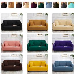 Chair Covers 23 Colors Sofa Breathable Elastic Protect All-Inclusive Fashion Pattern Couch For Living Room 221110