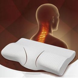 Pillow soft Orthopaedic Latex Magnetic White Colour Neck Slow Rebound Memory Foam Health Cervical size in 50x30CM 221110